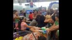 clientes-se-agridem-durante-confusao-generalizada-em-inauguracao-de-supermercado;-video